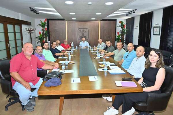 MATSO'da zeytinyağı fabrikası işletmelerinin sorun ve talepleri masaya yatırıldı