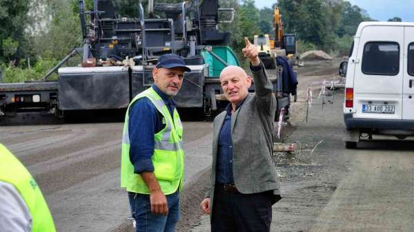 Terme'ye 25 metrelik ana arter