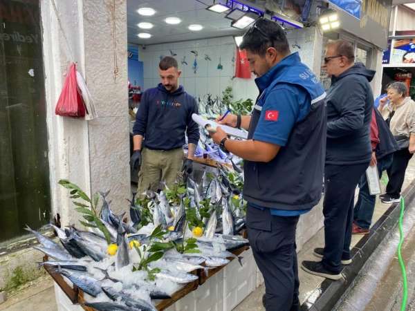Sinop'ta balık satış yerleri denetlendi