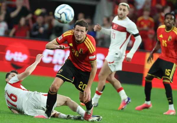 UEFA Uluslar Ligi: Belçika: 3 - Türkiye: 0