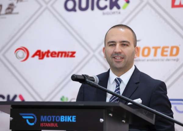 Aytemiz Motobike Fuarı'nda motosiklet sürücüleriyle buluştu 