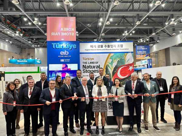 Türk doğal taşlarının Güney Kore'deki şovu başladı