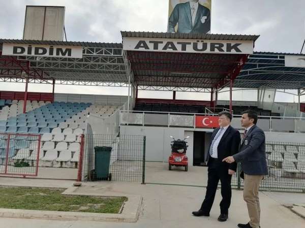 Gençlik ve Spor İl Müdürü Fillikçioğlu Didim'deki çalışmaları yerinde inceledi