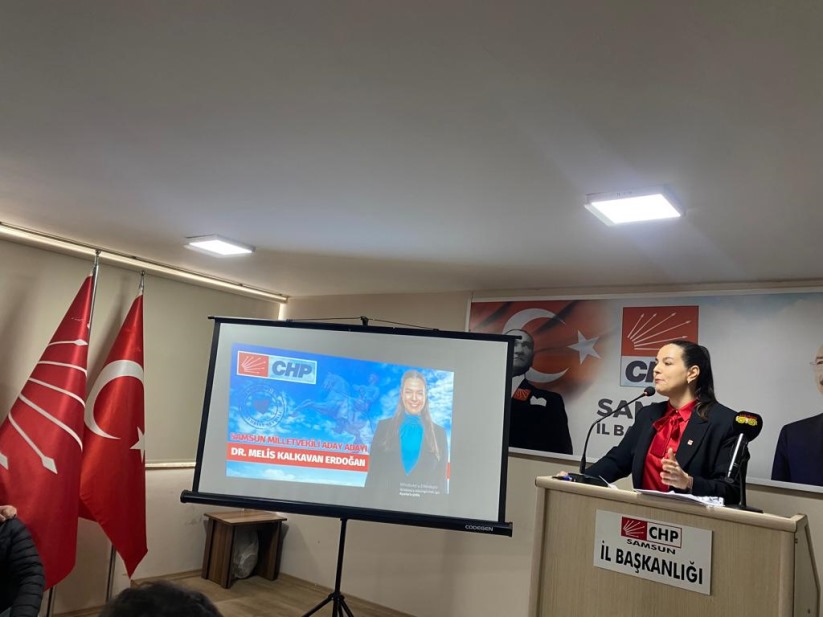 Melis Kalkavan: 'Samsunspor'u Şampiyon, CHP'yi iktidar yapacağız'