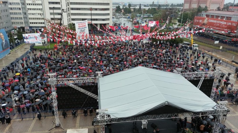 CHP Lideri Özel: 'İttifakımız Türkiye'de 'Türkiye İttifakı', Samsun'da ise 'Samsun İttifakı'dır'