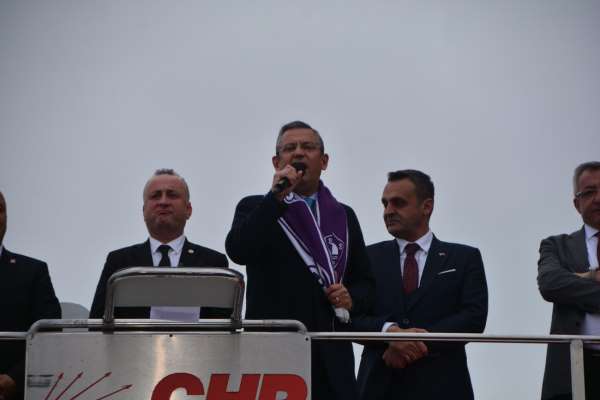 CHP Genel Başkanı Özgür Özel, Sinop'ta