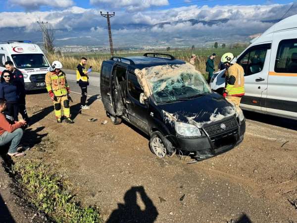 Kırıkhan'da trafik kazası: 1 yaralı