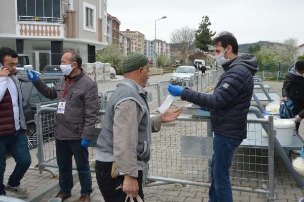 Havza Belediyesi 30 bin maske dağıttı 