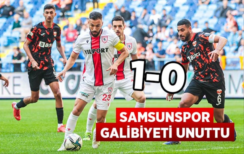 Samsunspor-Adanaspor'a 1-0 yenildi