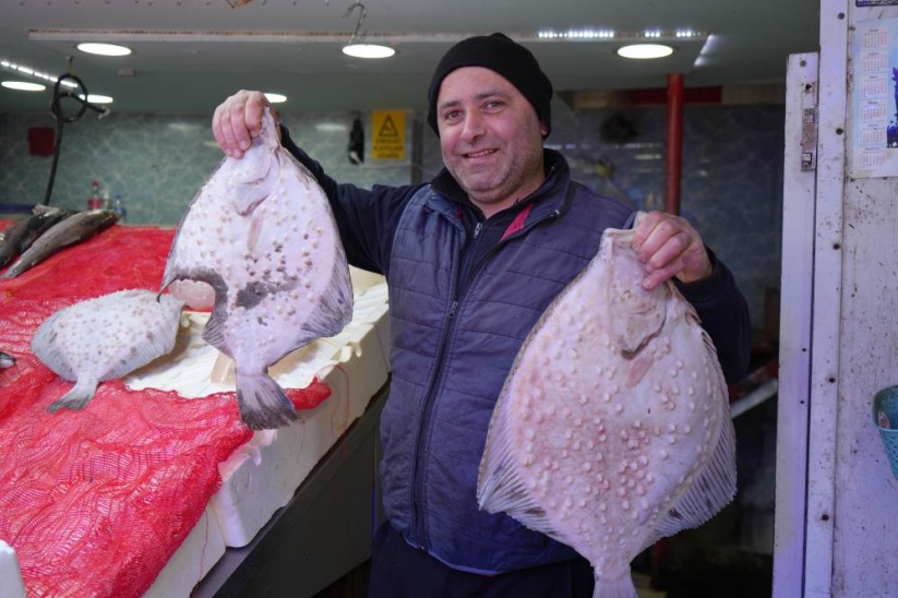 Samsun'da soğuk havalar balıkçılara yaradı