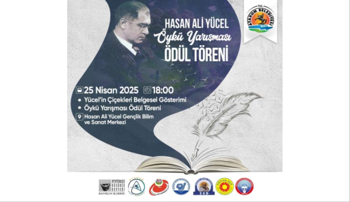 Atakum'da öykü yarışması ödül töreni