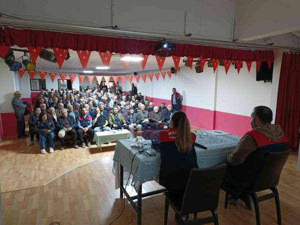 Hekimhan'da don hasarı sonrası ilk bilgilendirme toplantısı yapıldı