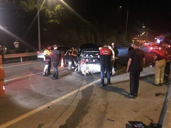 Giresun'da trafik kazası: 1 yaralı 