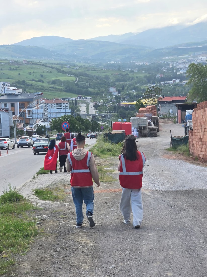 Samsun'da özgürlük yürüyüşü