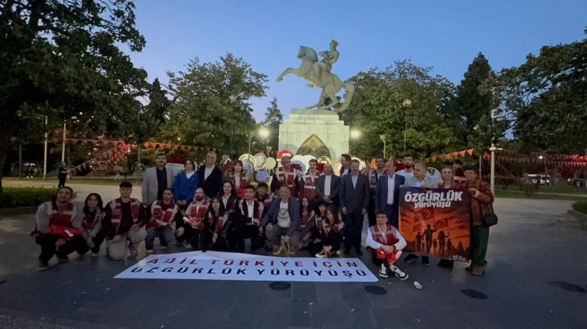 Samsun'da özgürlük yürüyüşü