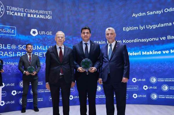Aydın Sanayi Odası'nda Ticaret Bakanlığı'ndan 'UR-GE İyi Uygulama' ödülü