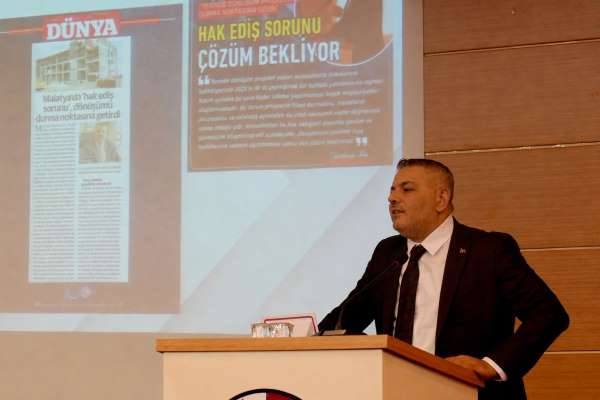 Başkan Sadıkoğlu'ndan hak ediş talebi