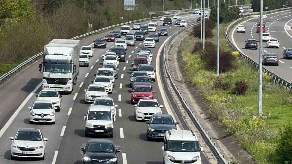 Düzce'de araç sayısı 164 bini geçti