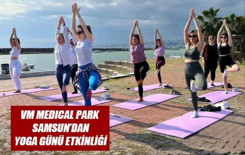 VM Medical Park Samsun'dan yoga günü etkinliği