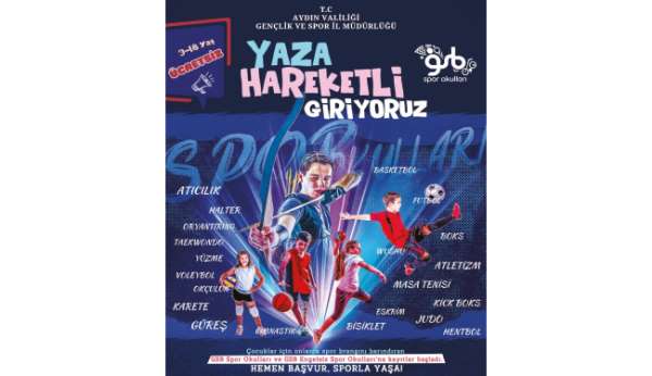 GSB Spor Okulları yaz döneminde de gençleri bekliyor