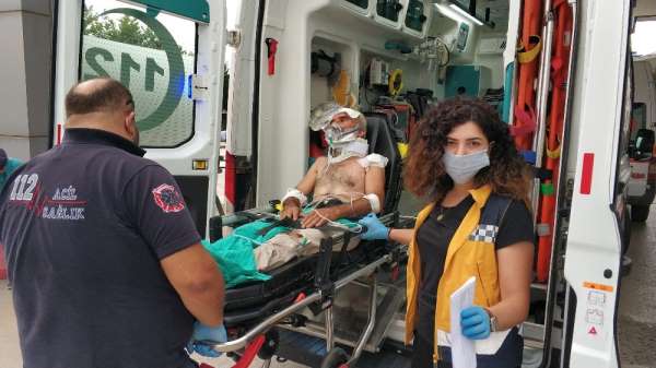 Samsun'da motosikletle otomobil çarpıştı: 2 yaralı 