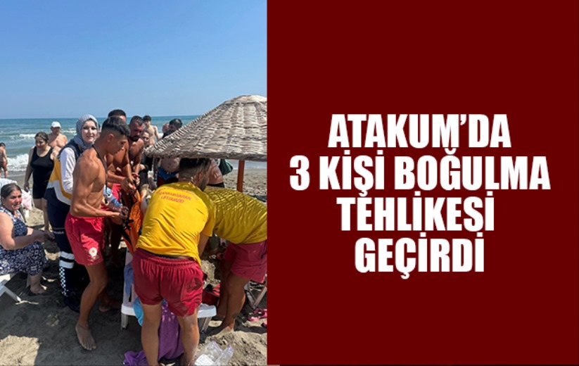 Samsun'da denizde boğulma tehlikesi geçiren 3 kişi kurtarıldı