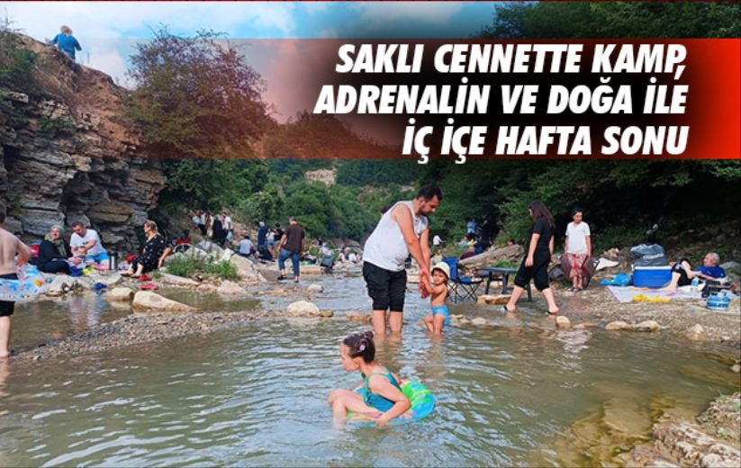Samsun'un saklı cennetinde kamp, adrenalin ve doğa ile iç içe hafta sonu