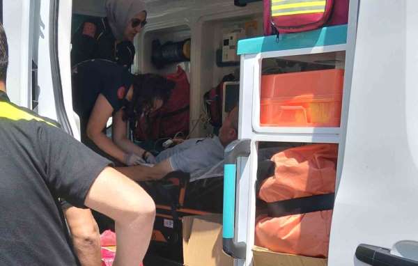 Bafra'da motosiklet kazası: 1 yaralı