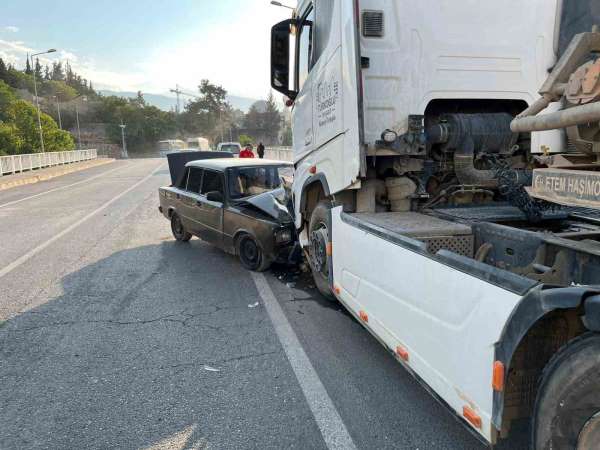 Kahramanmaraş'ta trafik kazası: 1 yaralı