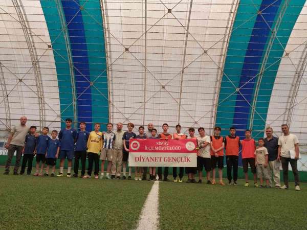Simav'da Yaz Kur'an Kursları arası futbol turnuvası