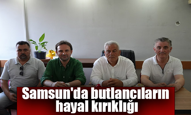 Samsun'da butlancılar hayal kırıklığı yaşadı