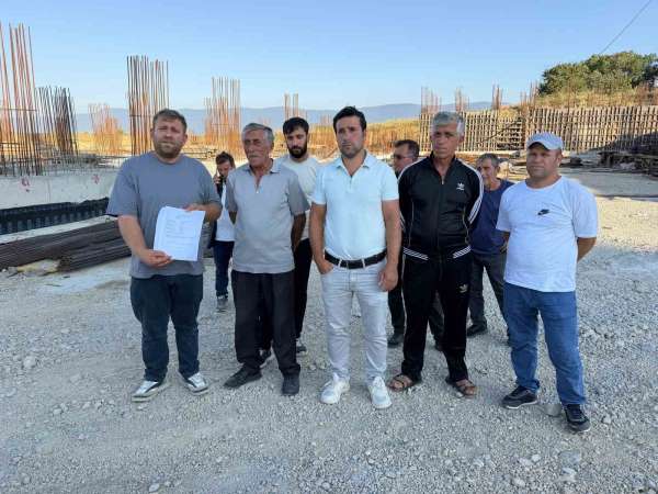 Bolu'da üniversite inşaatında maaşlarını alamayan işçiler 2 haftada 4 kez vince çıktı: '20 gündür yemek ve su