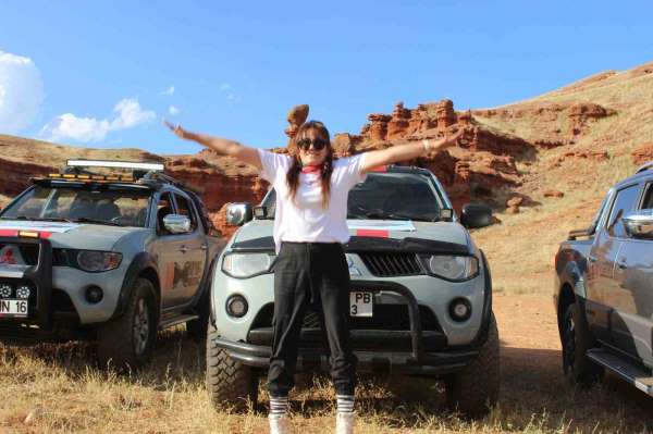 Erzurum'da kadınların off-road heyecanı