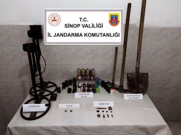 Sinop'ta tarihi eser kaçakçılığı operasyonu: 1 gözaltı