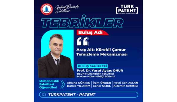 BEUN Mühendislik Fakültesinde geliştirilen yenilikçi buluş patent almaya hak kazandı