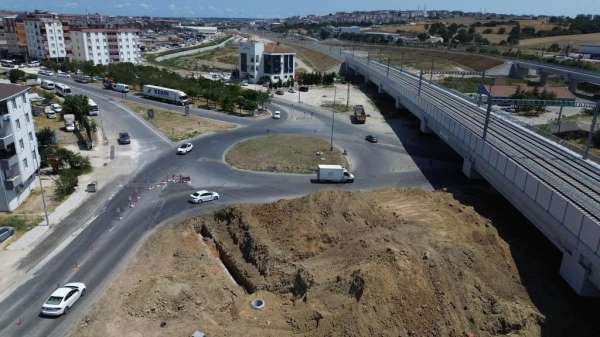 Çerkezköy'de ulaşım için kapsamlı düzenleme: Köprü altındaki sorun çözülüyor