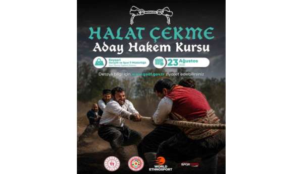 Halat Çekme Aday Hakem Kursu Kayseri'de düzenlenecek