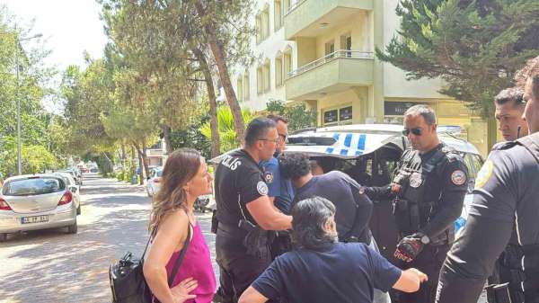Menteşe'de polise mukavemet gösteren motokurye gözaltına alındı
