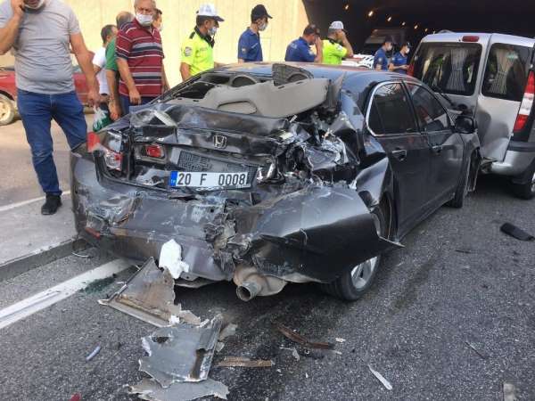 Denizli'de bir hafta içerisinde 104 trafik kazası meydana geldi 