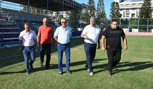 Kazım Gül Spor Tesisleri'nde yenileme çalışmaları başlatıldı