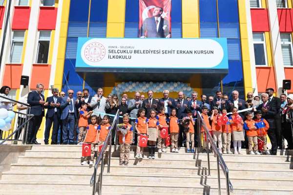 Konya'da Şehit Erkan Kurşun İlkokulu törenle açıldı