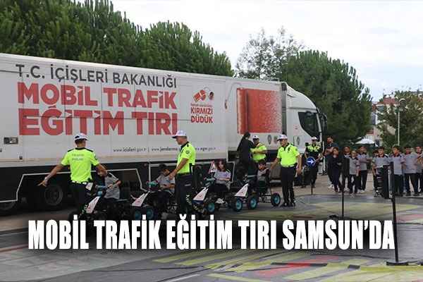 Mobil Trafik Eğitim Tırı ile 8 bine yakın öğrenciye trafik eğitimi