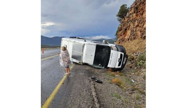 Akseki'de trafik kazası: 1 yaralı