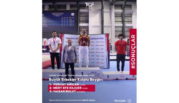 Artistik cimnastikte Kayseri'den tarihi başarı