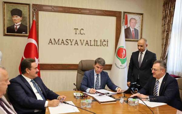 Gümüşhacıköy OSB'nin kuruluş protokolü imzalandı