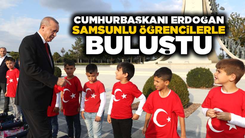Cumhurbaşkanı Erdoğan, Samsunlu öğrencilerle buluştu 