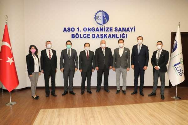 Belarus Büyükelçisi Viktor Rybak ASO 1. OSB'yi ziyaret etti 