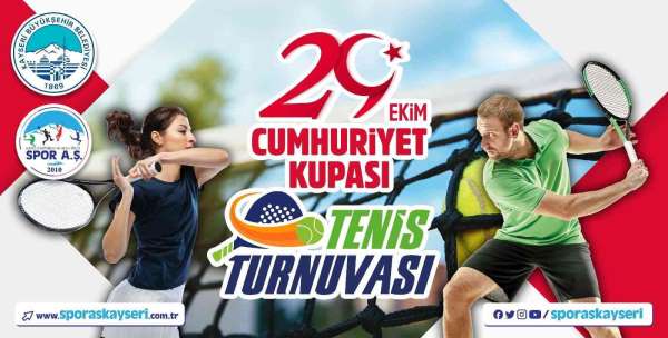 Büyükşehir'den 29 Ekim'e özel tenis turnuvası
