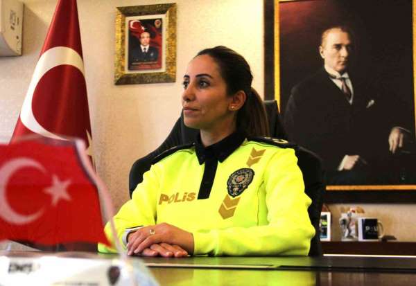 Şehit trafik polisinin kızı artık Ankara'nın trafiğinden sorumlu