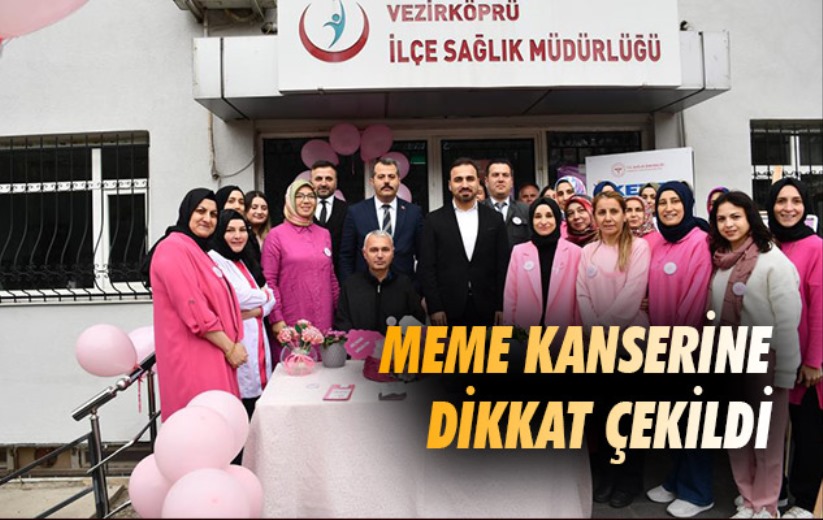 Samsun'da meme kanserine dikkat çekildi